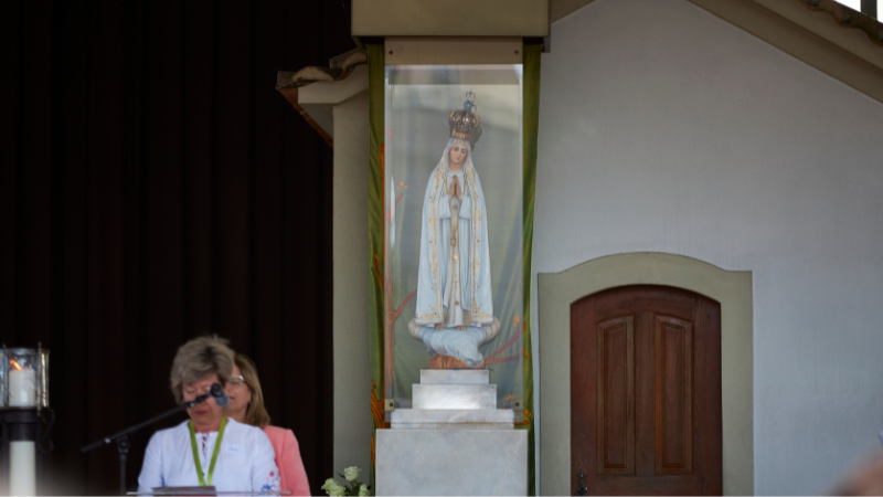 Corona della Madonna di Fatima alla Cova di Iria